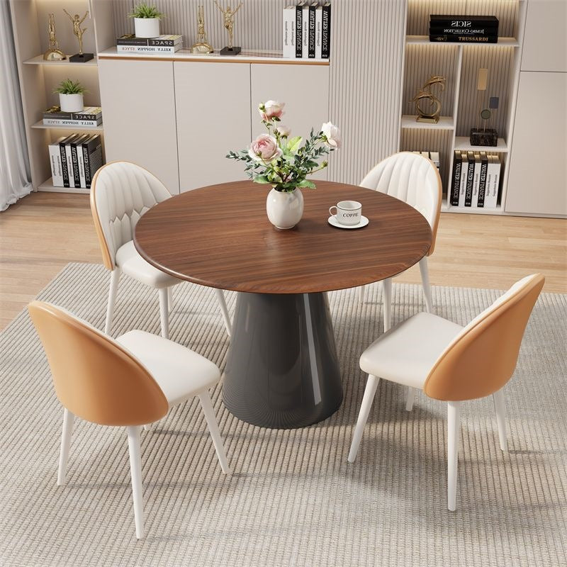 European-style high-end microcrystalline stone slab tabletop commercial negotiation table and chair combination for home restaurant table popular instagram style
