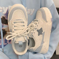 Best selling star white shoes women's 2026 new arrival sneakers easiest for match breathable spring & fallthick solecasual sports women's shoes