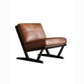 Solid wood single sofa chair living room ash wood table and chair frame oil wax leather casual chair b&b stacking stool solid wood