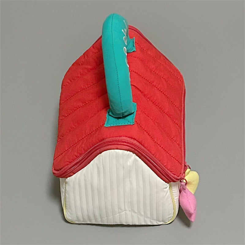 Popular house cosmetic bag women's large-capacity portable skin care product storage bag contrasting color travel portable partition storage bag