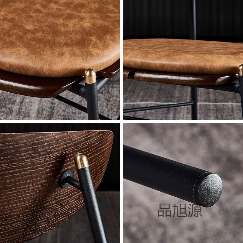 American industrial style loft chair designer creative personality retro furniture iron chair cafe casual back dining chair