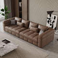Italian light luxury blazer sofa modern classy house living room large and small apartment genuine leather sofa straight row combination