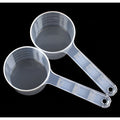 Mask measuring spoon 50ml plastic feed fertilizer pesticide measuring spoon laundry detergent powder spoon filled with water 50g