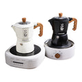 New moka pot 3rd generation double valve home italian espresso hand brew coffee maker portable coffee maker coffee set