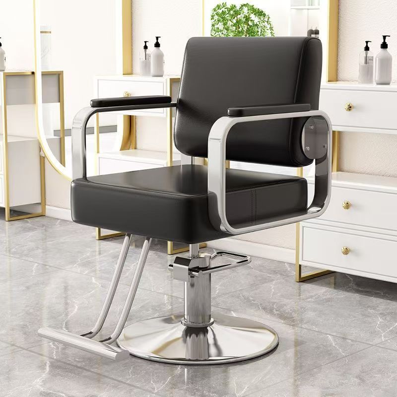 Hairdressing shop special chair hair salon special hair cutting stool classy hairdressing perm and dyeing area adjustable seat hairdressing chair