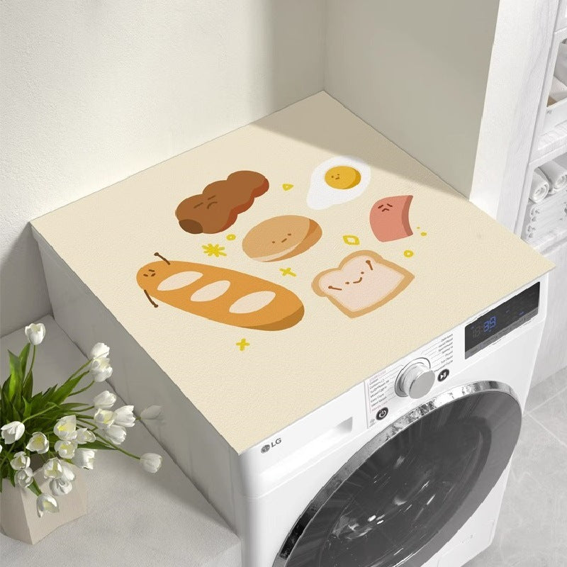 Washing machine cover, refrigerator dust cover, waterproof sun protection cover, coffee table bedside table, no-wash leather mat