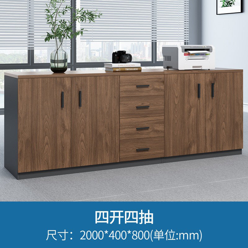 Office file cabinet wooden low cabinet floor cabinet storage cabinet partition cabinet with lock information cabinet printer storage cabinet