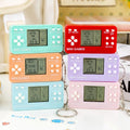 tetris handheld electronic game console - battery included, keychain decompression 26-in-1 game toy