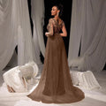 cross-border fashion: elegant and chic long lace evening gown for women's proms and parties (us/europe)