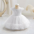 Fashionin stocknew arrival baby girl tutu gauze cake princess dress first birthday evening dress dressgirl dress