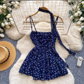 Lazy sweet red floral camisole women's summer work clothing style silm ribbon outwearelegant vest