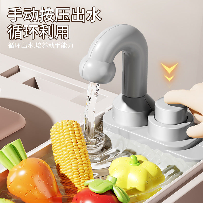 Kids play house kitchen toy scene suitartificial spray kitchenware cooking cooking stir-fry tableware table wholesale