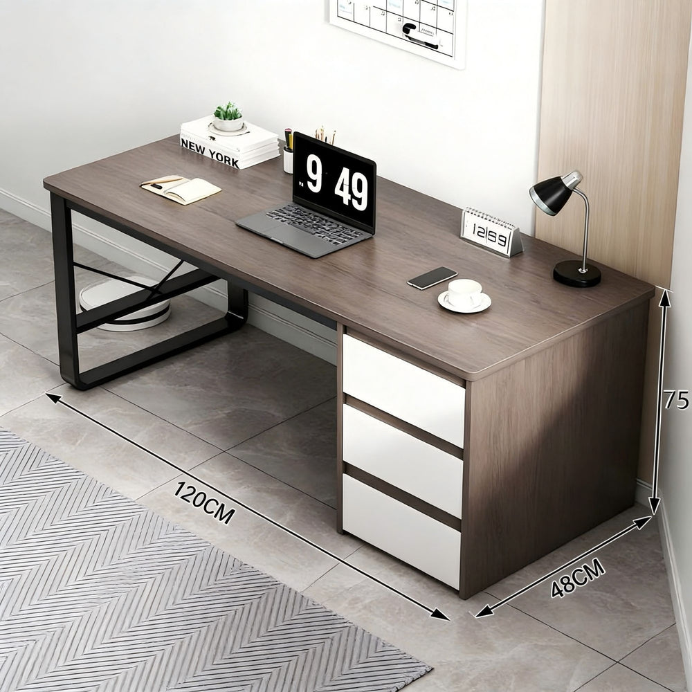 Long computer desk desktop home writing desk simple office desk minimalist modern bedroom study table