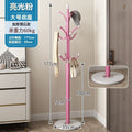Modern minimalist light luxury marble coat rack floor standing bedroom iron art storage hat rack home hanging bag clothes rack