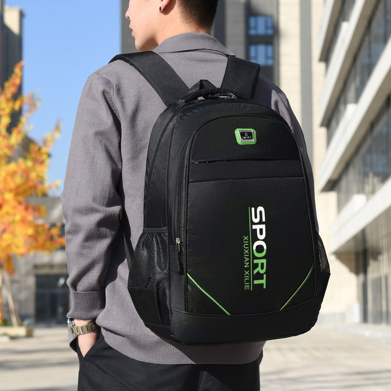 New business backpack Oxford cloth travel bag wear-resistant backpack trend computer bag leisure student schoolbag