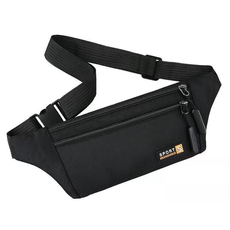 New fanny pack women's large-capacity multi-function anti-splashing water cashier business bag outdoor travel fashion mobile phone bag men