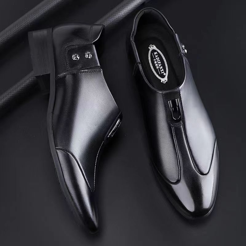 Men's leather shoes - soft leather, soft sole - business casual, work, security, dad shoes - wholesale & dropshipping available