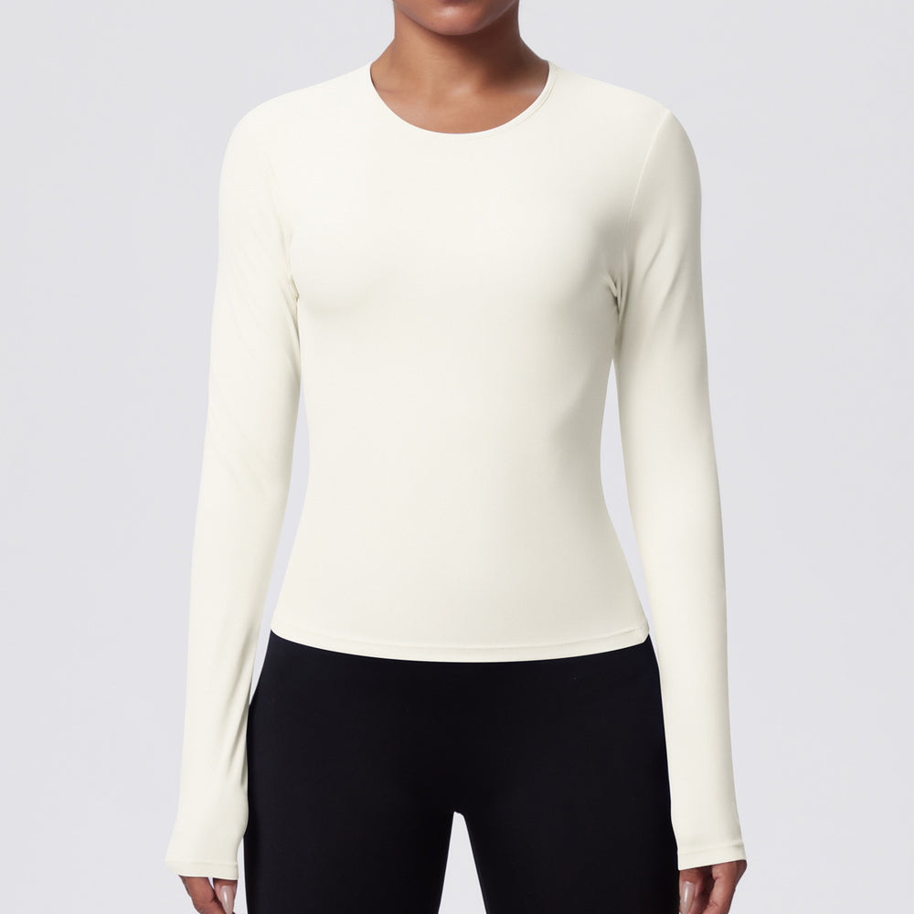 New casual sporty t-shirt - slim fit, quick-dry, breathable yoga top for women - perfect for running, training, and fitness