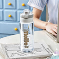 New student water bottle - portable tumbler for men and women - summer fitness sports water bottle with straw - drop-proof, leak-proof, and easy-carry