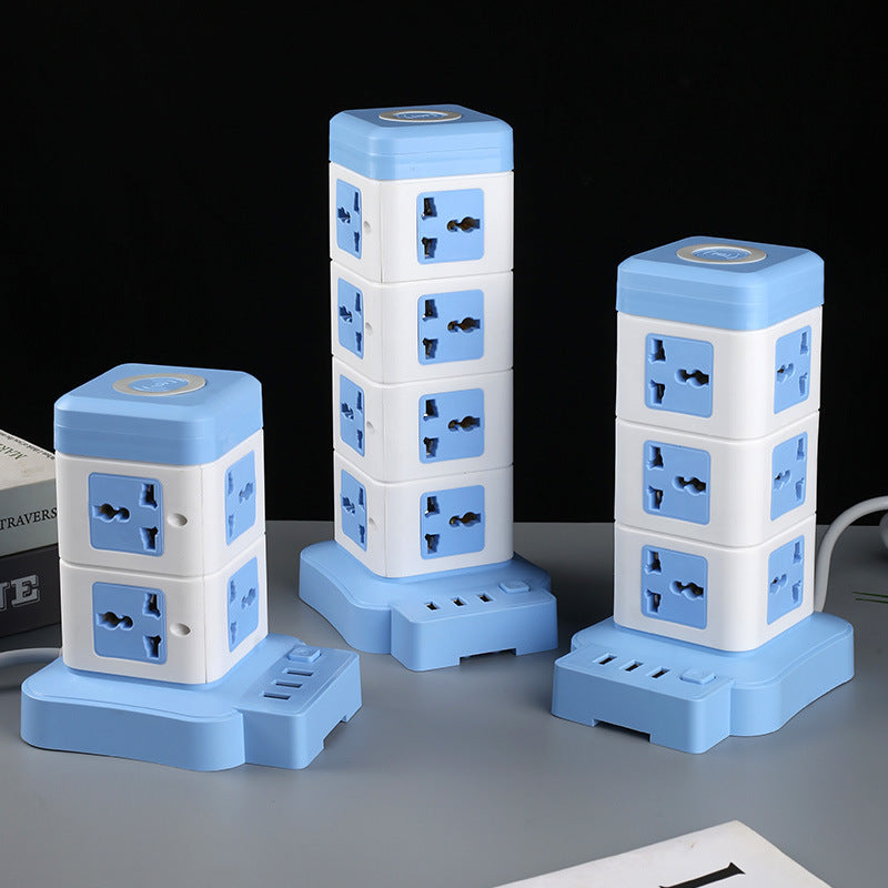 British standard hong kong vertical socket computer multi-function usb power strip universal international neutral power strip american standard european standard