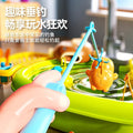 Girls play house sink electric fishing basin kidsartificial fruit and vegetable kitchenware summer water toys
