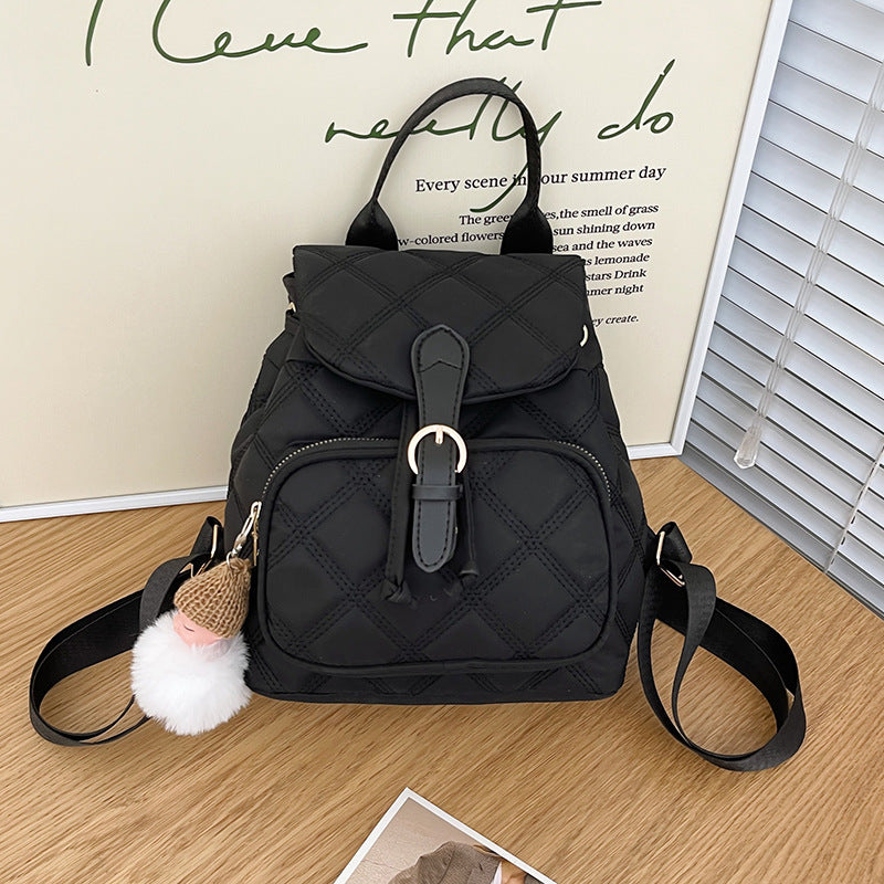 Backpack women's 2023 new Korean version versatile Oxford cloth anti-theft women's print casual large-capacity travel backpack