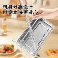 Digital display insulated electric lunch box - pluggable heated bento box - 304 stainless steel portable thermal lunch container - cross-border e-commerce