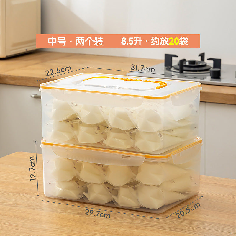 Breast milk storage box Large portable square refrigerated storage box Special sealed fresh-keeping box for refrigerator frozen milk storage box