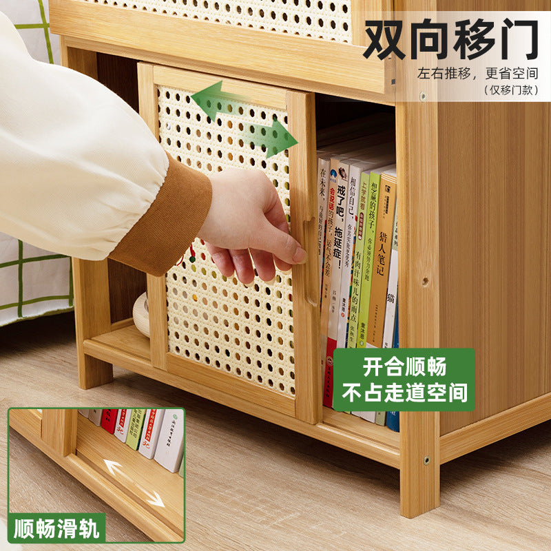 Bedroom bedside table accessible luxury small for home ultra-narrow bedside cabinet bedside storage cabinet modern casual side cabinet