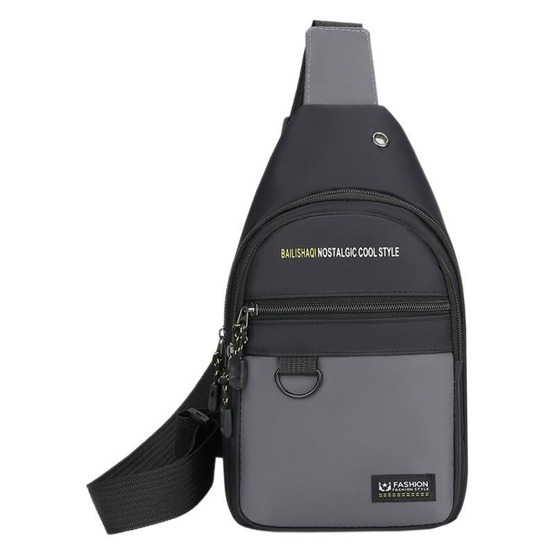 Foreign trade new breast bag men's business travel shoulder bag lightweight versatile messenger bag multi-functional outdoor leisure bag