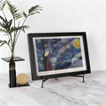 Ins style metal bracket netease cloud vinyl record storage desktop clock support bracket iron ceramic plate bracket