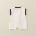Handsome baby jumpsuit summer baby vest newborn sleeveless clothes thin summer clothes cartoon romper