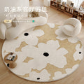 Distributed round carpet classy sense of accessible luxury living room bedroom bedside coffee table sofa no-wash, wipeable and maintenance-free floor mat