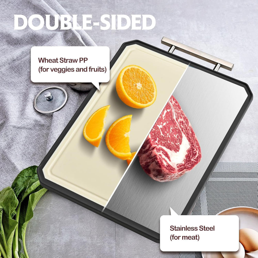 cutting board anti-mildew and antibacterial for home food grade chopping board kitchen wheat straw pp cutting board factory wholesale