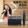 E-4113 wireless bluetooth speaker - all-in-one home karaoke machine with built-in microphone for singing, outdoor use, and trendy karaoke fun