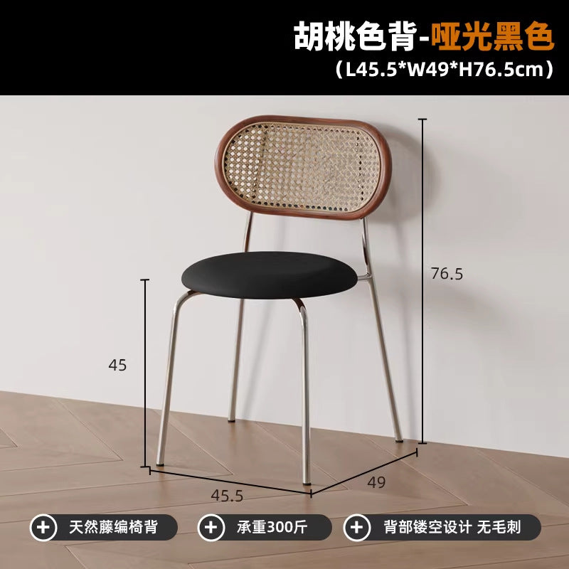 Used solid wood dining chair classy design living room dining table backrest for home foot pad retro popular big c chair dining chair