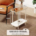 Bedroom bedside table rental house tea table storage rack ultra-narrow for home small table simple sofa side casual coffee table