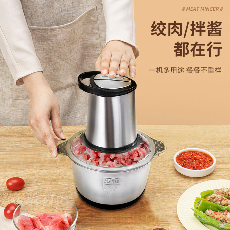 meat grinder small fully automatic meat grinder for home electric food supplement meat grinder multifunctional mixer cooking machine