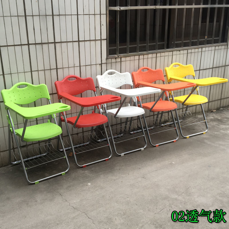 Class increase with writing board training chair folding conference chair student table chair institution teaching writing integrated chair