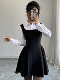 Amazon solid color mini dress - square neck sleeveless sexy bandeau casual women's dress