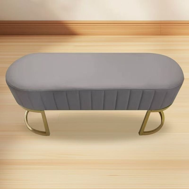 Clothing store shoe trying stool, fitting room, shopping mall rest stool, shoe changing stool, long bed end stool, for home doorway bench