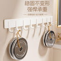 Bathroom punch-free door hook, bathroom accessories, wall-mounted, traceless adhesive hook, bedroom entrance coat hook