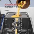 Extra thick 5.0 whale rain dance waterfall 304 kitchen honeycomb sink single slot digital display thickened stainless steel vegetable basin