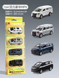 Kids' alloy diecast car model - realistic pull-back toy - collectible figurine for boys - ambulance, cargo truck, bus