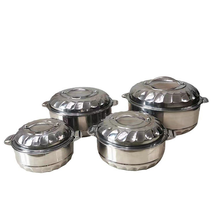 stainless steel foreign trade insulation box soup pot 4pcs 7 pcs 8pcs piece set