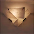 Spanish natural marble wall lamp - ideal for hotel, villa, background wall, entryway, stairwell, hallway, bedroom, and bedside decor