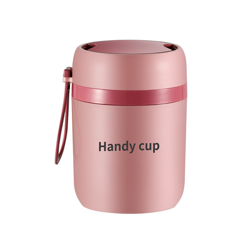 One stainless steel soup cup is sent on behalf of others, and the heat preservation can be heated. Soup pot, lunch box, porridge, milk cup, breakfast cup, food.