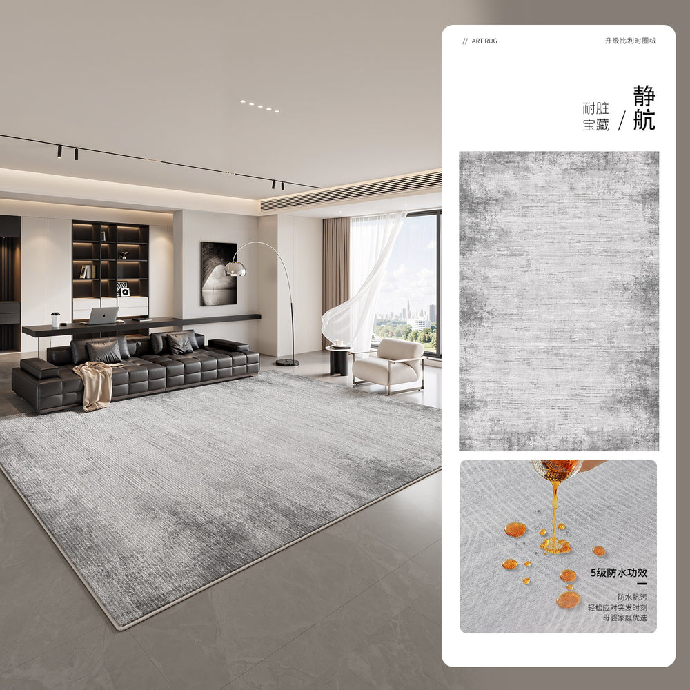 Carpet living room 2026 new italian high-end no-wash and wipeable sofa cushion minimalist bedroom large area full carpet
