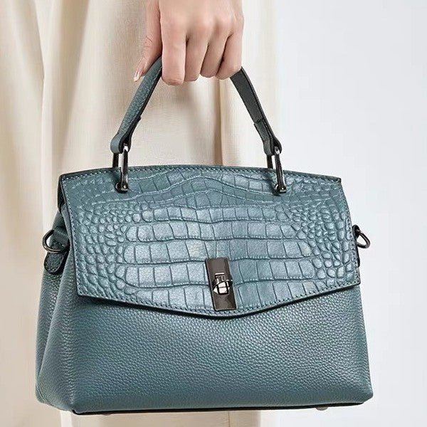 Genuine leather women's commuter bag - 2024 autumn/winter new arrival - versatile and stylish handbag, shoulder bag, and crossbody bag
