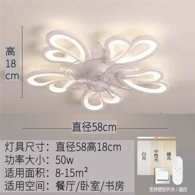 New arrival bedroom fan light casual modern living room ceiling fan light kids room ceiling light with fan light zhongshan lighting